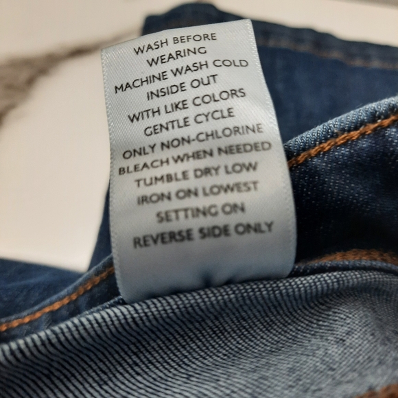 Westbound Blue Pull-on Jeans Women's 14 Regular Stretch Denim High Rise - Picture 8 of 12